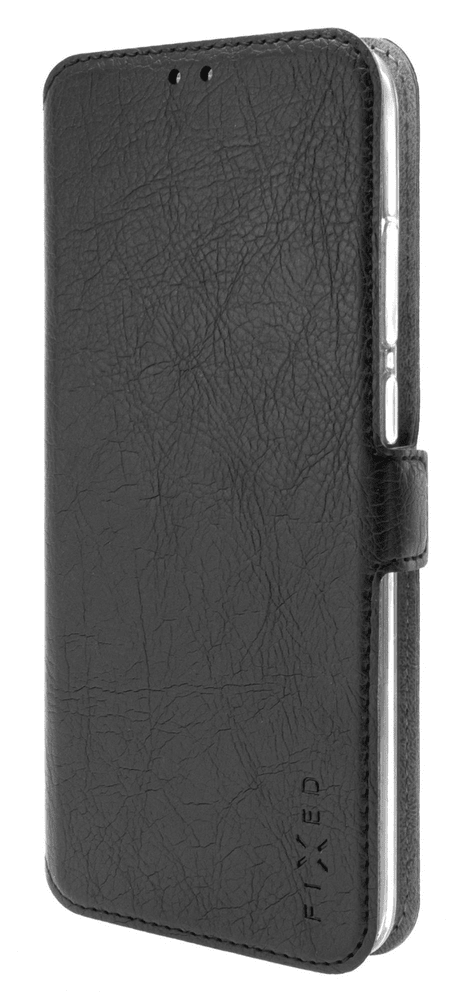 FIXED Tenké puzdro typu kniha Topic pre Samsung Galaxy M02 FIXTOP-678-BK, čierne